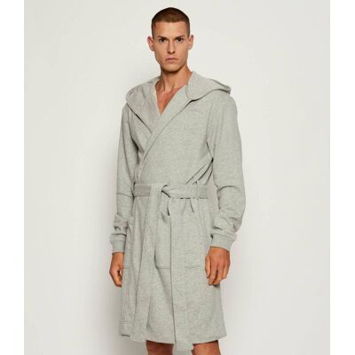 Calvin Klein Underwear Szlafrok Regular Fit szary L/XL Calvin Klein Underwear Szlafrok Regular Fit szary L/XL
