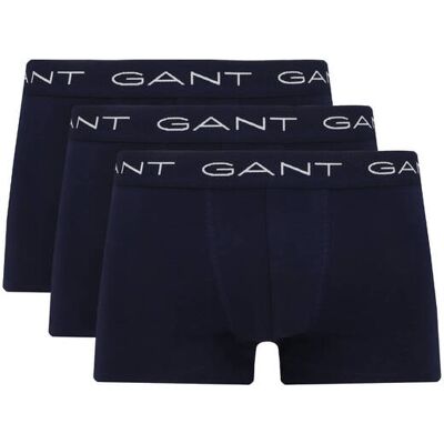 Gant Bokserki 3-pack TRUNK granatowy M Gant Bokserki 3-pack TRUNK granatowy M