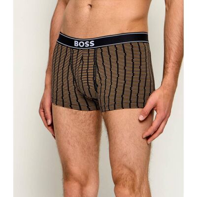 Boss BLACK Bokserki 365 Print brązowy S Boss BLACK Bokserki 365 Print brązowy S
