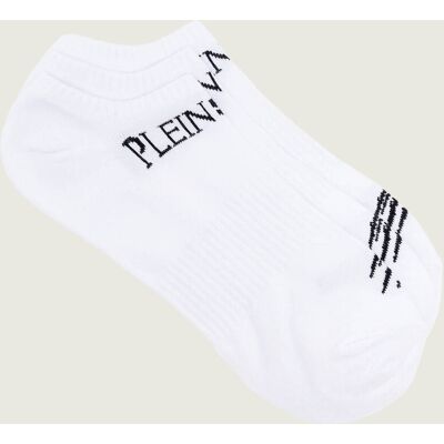 Plein Sport Skarpety/stopki 3 pack Scratch biały 39/42 Plein Sport Skarpety/stopki 3 pack Scratch biały 39/42