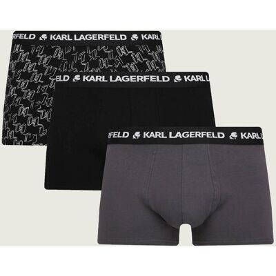Karl Lagerfeld Bokserki 3-pack grafitowy S Karl Lagerfeld Bokserki 3-pack grafitowy S