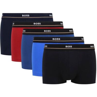 Boss BLACK Bokserki 5-pack Essential granatowy S Boss BLACK Bokserki 5-pack Essential granatowy S