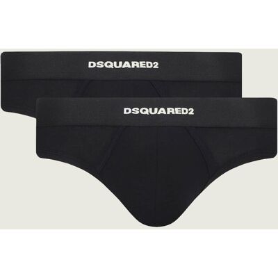 Dsquared2 Slipy 2-pack czarny XXL Dsquared2 Slipy 2-pack czarny XXL