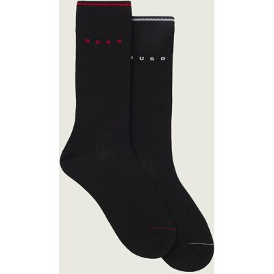 Hugo Bodywear Skarpety 2-pack Rs Retro Rib Md czarny 39/42 Hugo Bodywear Skarpety 2-pack Rs Retro Rib Md czarny 39/42