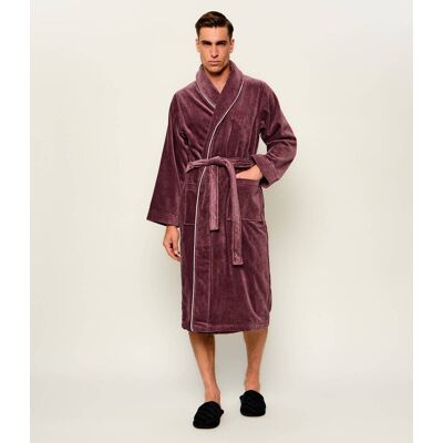 Boss BLACK Szlafrok Tiago Regular Fit bordowy L Boss BLACK Szlafrok Tiago Regular Fit bordowy L