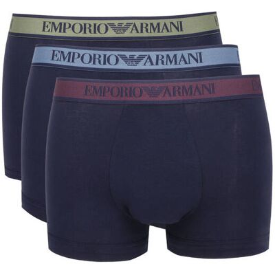 Giorgio Armani Emporio Armani Bokserki 3-pack granatowy S Giorgio Armani Emporio Armani Bokserki 3-pack granatowy S