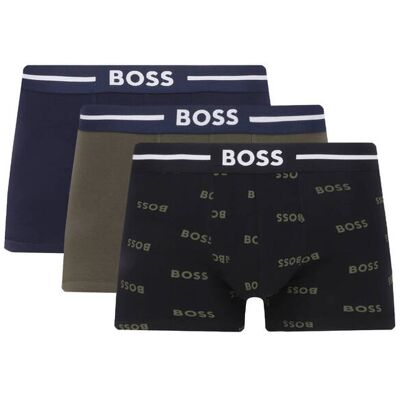 Boss BLACK Bokserki 3-pack Trunk 3P Bold czarny S Boss BLACK Bokserki 3-pack Trunk 3P Bold czarny S