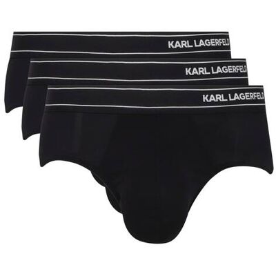 Karl Lagerfeld Slipy 3-pack czarny M Karl Lagerfeld Slipy 3-pack czarny M