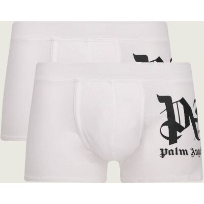 Palm Angels Bokserki 2-pack biały S Palm Angels Bokserki 2-pack biały S