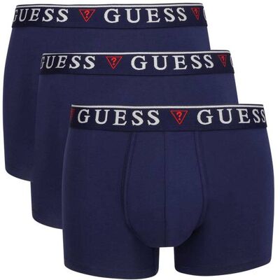 Guess Underwear Bokserki 3-pack Brian Hero granatowy S Guess Underwear Bokserki 3-pack Brian Hero granatowy S
