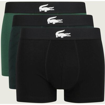 Lacoste Bokserki 3-pack butelkowa zieleń M Lacoste Bokserki 3-pack butelkowa zieleń M