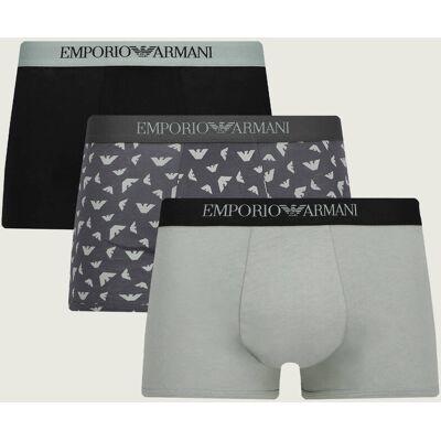 Giorgio Armani Emporio Armani Bokserki 3-pack szary M Giorgio Armani Emporio Armani Bokserki 3-pack szary M