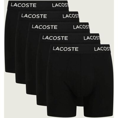 Lacoste Bokserki 5-pack czarny M Lacoste Bokserki 5-pack czarny M