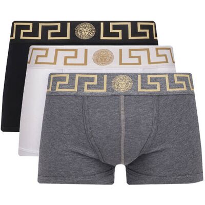 Versace Bokserki 3-pack szary XXL Versace Bokserki 3-pack szary XXL