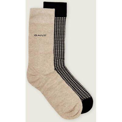 Gant Skarpety 2-pack beżowy 2-4 Gant Skarpety 2-pack beżowy 2-4
