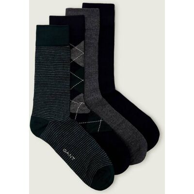 Gant Skarpety 4-pack czarny 40/42 Gant Skarpety 4-pack czarny 40/42