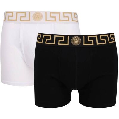 Versace Bokserki 2-pack czarny S Versace Bokserki 2-pack czarny S