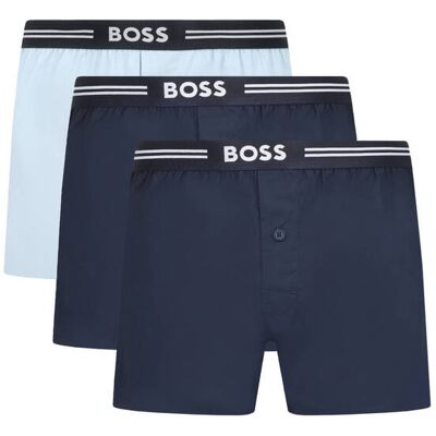 Boss BLACK Bokserki 3-pack 3P Woven Boxer granatowy XXL Boss BLACK Bokserki 3-pack 3P Woven Boxer granatowy XXL