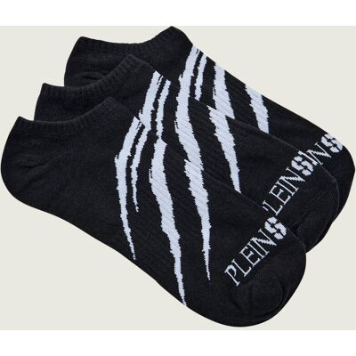 Plein Sport Skarpety/stopki 3 pack Scratch czarny 39/42 Plein Sport Skarpety/stopki 3 pack Scratch czarny 39/42