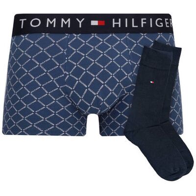 Tommy Hilfiger Underwear Bokserki + skarpety granatowy XXL Tommy Hilfiger Underwear Bokserki + skarpety granatowy XXL