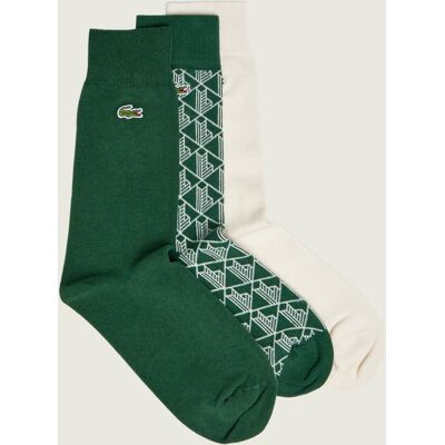 Lacoste Skarpety 3-pack zielony 43/46 Lacoste Skarpety 3-pack zielony 43/46