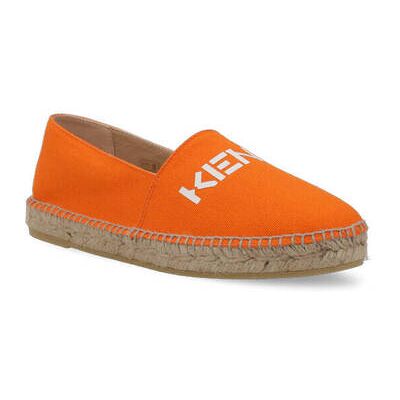 Kenzo Espadryle z dodatkiem skóry pomarańczowy 40 Kenzo Espadryle z dodatkiem skóry pomarańczowy 40