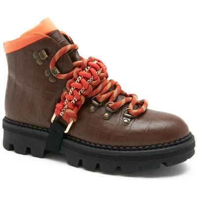 Pinko Skórzane botki ZENZERO SCARPA koniakowy 36 Pinko Skórzane botki ZENZERO SCARPA koniakowy 36