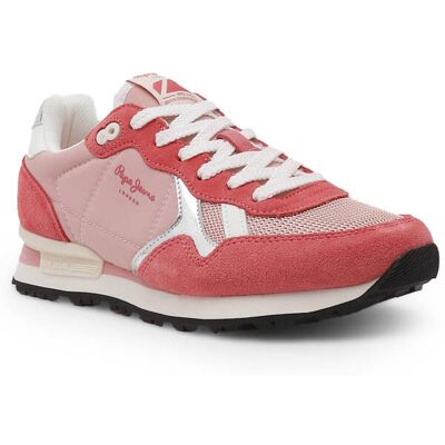 Pepe Jeans London Skórzane sneakersy różowy 37 Pepe Jeans London Skórzane sneakersy różowy 37