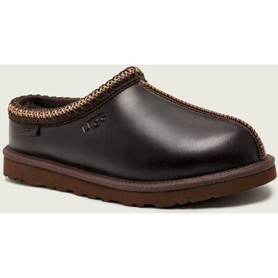 UGG Skórzane mule M TASMAN z dodatkiem wełny brązowy 41 UGG Skórzane mule M TASMAN z dodatkiem wełny brązowy 41