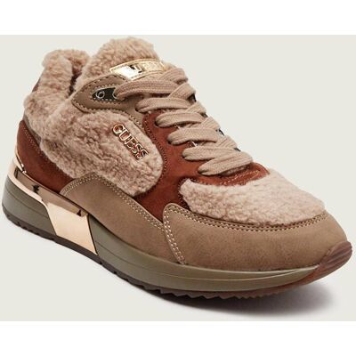 Guess Sneakersy MOXEA17 shearling beżowy 39 Guess Sneakersy MOXEA17 shearling beżowy 39