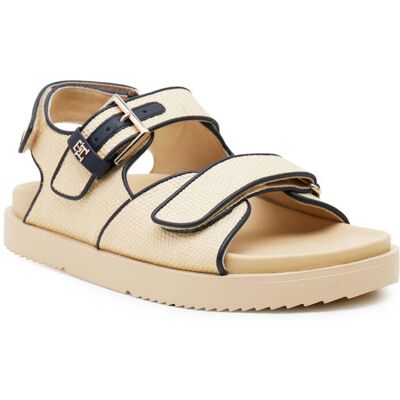 Tommy Hilfiger Sandały RAFIA SPORTY beżowy 36 Tommy Hilfiger Sandały RAFIA SPORTY beżowy 36