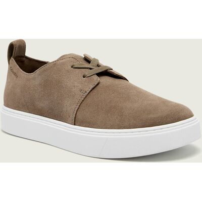 Calvin Klein Sneakersy HYBRID CLEAN CUP DERBY zamsz beżowy 45 Calvin Klein Sneakersy HYBRID CLEAN CUP DERBY zamsz beżowy 45