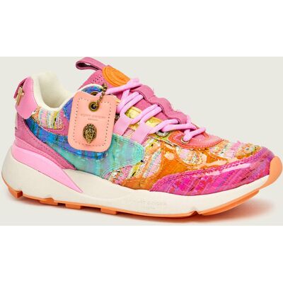 Kurt Geiger Sneakersy KURT RUNNER z dodatkiem skóry różowy 36 Kurt Geiger Sneakersy KURT RUNNER z dodatkiem skóry różowy 36