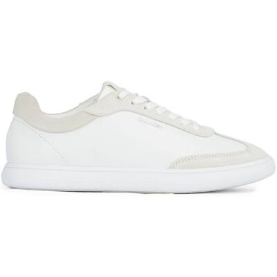 Calvin Klein Skórzane sneakersy zamsz biały 39 Calvin Klein Skórzane sneakersy zamsz biały 39