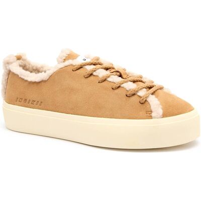 INUIKII Sneakersy shearling zamsz beżowy 37 INUIKII Sneakersy shearling zamsz beżowy 37