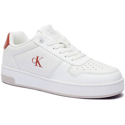 Calvin Klein Jeans Skórzane sneakersy biały 38 Calvin Klein Jeans Skórzane sneakersy biały 38