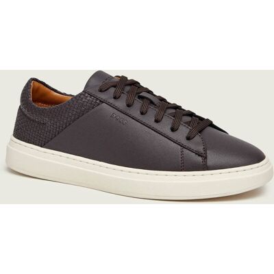 Boss BLACK Skórzane sneakersy Kieran_Tenn_lwvpu brązowy 43 Boss BLACK Skórzane sneakersy Kieran_Tenn_lwvpu brązowy 43