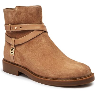 Michael Kors Botki ABIGAIL zamsz brązowy 36 Michael Kors Botki ABIGAIL zamsz brązowy 36