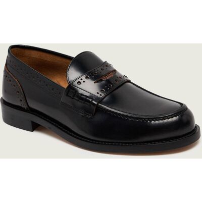 Weekend MaxMara Skórzane loafersy Wkacolomba czarny 38 Weekend MaxMara Skórzane loafersy Wkacolomba czarny 38