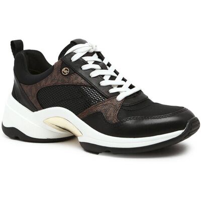 Michael Kors Skórzane sneakersy ORION TRAINER czarny 36,5 Michael Kors Skórzane sneakersy ORION TRAINER czarny 36,5