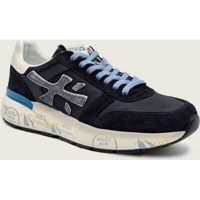 Premiata Sneakersy MICK z dodatkiem skóry granatowy 45 Premiata Sneakersy MICK z dodatkiem skóry granatowy 45