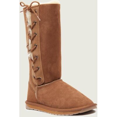 Emu Australia Śniegowce Platinum Hi Lace wełna zamsz brązowy 36 Emu Australia Śniegowce Platinum Hi Lace wełna zamsz brązowy 36
