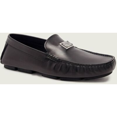 Dolce & Gabbana Skórzane mokasyny DRIVER czarny 43 Dolce & Gabbana Skórzane mokasyny DRIVER czarny 43