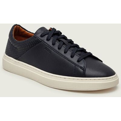 Boss BLACK Skórzane sneakersy Kieran_Tenn_lwvpu granatowy 44 Boss BLACK Skórzane sneakersy Kieran_Tenn_lwvpu granatowy 44