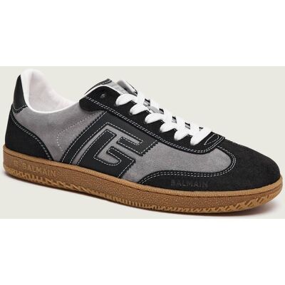 Balmain Sneakersy SWAN zamsz szary 45 Balmain Sneakersy SWAN zamsz szary 45