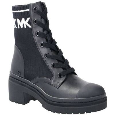 Michael Kors Skórzane botki BREA czarny 38 Michael Kors Skórzane botki BREA czarny 38