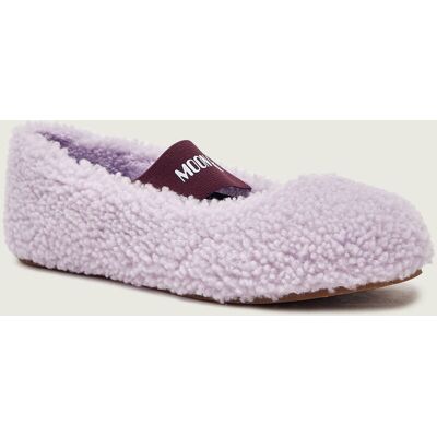 Moon Boot Wełniane baleriny Mary Jane shearling lawendowy 39 Moon Boot Wełniane baleriny Mary Jane shearling lawendowy 39