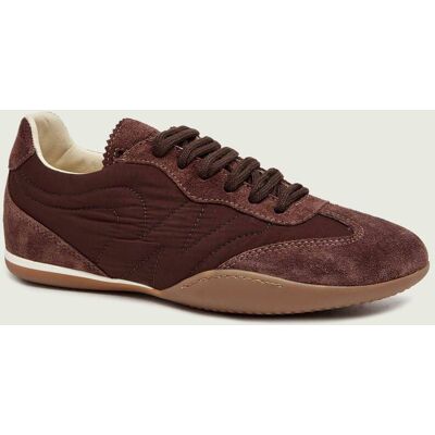 Weekend MaxMara Sneakersy Wkalancia zamsz brązowy 38 Weekend MaxMara Sneakersy Wkalancia zamsz brązowy 38