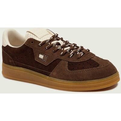 Tommy Jeans Sneakersy Mu The Greenwich Edge zamsz brązowy 38 Tommy Jeans Sneakersy Mu The Greenwich Edge zamsz brązowy 38