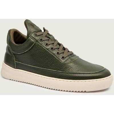 Filling Pieces Skórzane sneakersy Low Top Grain zielony 41 Filling Pieces Skórzane sneakersy Low Top Grain zielony 41